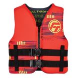 Full Throttle Youth RapidDry Life Jacket Red-small image