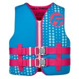 Full Throttle Youth RapidDry Life Jacket Aqua-small image