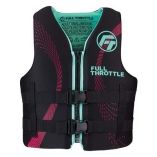 Full Throttle Adult RapidDry Life Jacket SM AquaBlack-small image