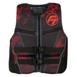 Full Throttle MenS RapidDry FlexBack Life Jacket L BlackRed-small image