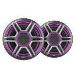 Fusion Apollo 65 Led Marine Speakers WSports Grey Grille-small image