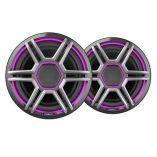 Fusion Apollo 77 Led Marine Speakers WSports Grey Grille-small image