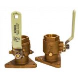 Groco 212 Bronze TriFlanged Ball ValveSeacock-small image