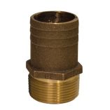 Groco 1 Npt X 114 Bronze Full Flow Pipe To Hose Straight Fitting-small image