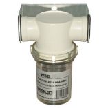 Groco 1 Fresh Water Strainer WPlastic Basket-small image