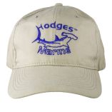 Hodges Marine Logo Lightweight Baseball Cap, Premium Sports/Fishing Hat