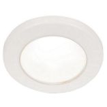 Hella Marine Euroled 75 3 Round Screw Mount Down Light White Led White Plastic Rim 12v-small image