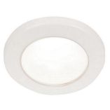Hella Marine Euroled 75 3 Round Screw Mount Down Light White Led White Plastic Rim 24v-small image