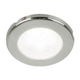Hella Marine Euroled 75 3 Round Screw Mount Down Light White Led Stainless Steel Rim 24v-small image