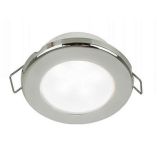 Hella Marine Euroled 75 3 Round Spring Mount Down Light White Led Stainless Steel Rim 12v-small image