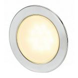 Hella Marine Round Warm White Euroled 95 Gen 2 Led Down Light Stainless Steel Rim-small image