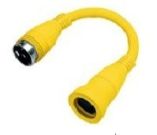 Hubbell Hbl61cm72 Adapter 50a125v Female To 50a250v Male-small image