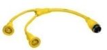 Hubbell Hbl64cm57 Y Adapter 2 30a Cords - 50a 125v Dock-small image