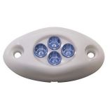 Innovative Lighting Courtesy Light 4 Led Surface Mount Blue LedWhite Case-small image