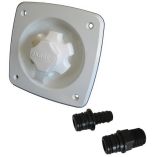 Jabsco Water Pressure Regulator Flush Mount White-small image