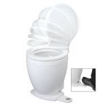 Jabsco Lite Flush Electric 12v Toilet WFootswitch-small image