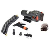 Johnson Aqua Jet 5.2 GPH Washdown Pump Kit w/Hose 12V-small image