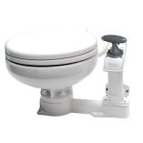 Johnson Pump Aquat Manual Marine Toilet Super Compact-small image