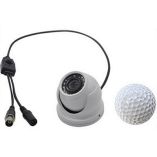 KJM Mini HD Dome Camera, 1000TVL, White C55 - Waterproof -small image