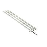 LeeS 185 Bright Silver Pole WBlack Spike Step Tube 15-small image