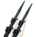 LeeS Ultima 20 Carbon Fiber Telescoping Outriggers Internally Rigged SelfStowing Adj Rigging-small image