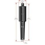 Lenco 102xd Extreme Duty Actuator 24v 414 Stroke 516 Hardware-small image