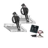 Lenco 12 X 12 Standard Performance Trim Tab Kit WStandard Tactile Switch Kit 12v-small image