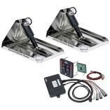 Lenco 16 X 12 Heavy Duty Performance Trim Tab Kit WLed Indicator Switch Kit 12v-small image