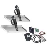 Lenco 12 X 12 Edgemount Trim Tab Kit WStandard Tactile Switch Kit 12v-small image