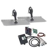 Lenco 12 X 18 Standard Trim Tab Kit WLed Indicator Switch Kit 12v-small image