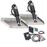 Lenco 9 X 9 Edgemount Trim Tab Kit WStandard Tactile Switch Kit 12v-small image