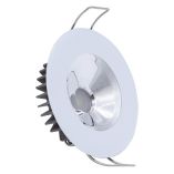 Lumitec Illusion Flush Mount Led Down Light Warm White Dimming White Housing Chrome Reflector-small image
