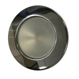 Lunasea Gen 3 IndoorOutdoor Recessed 35Rdquo Led Light 2700k 85 Cri Dimmable Cob Led Warm WhitePolished Ss Bezel-small image