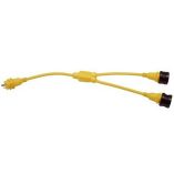 Marinco Y-Adapter, 2-30A Locking to 30A Locking - Boat Electrical Component-small image