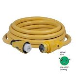 Marinco Cs50325 Eel 50a 125v Shore Power Cordset 25 Yellow-small image
