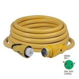 Marinco Cs50350 Eel 50a 125v Shore Power Cordset 50 Yellow-small image
