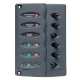 Marinco Contour Switch Panel Waterproof 6 Way-small image