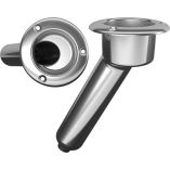 Mate Series Stainless Steel 30 Degree Rod Cup Holder Drain Round Top-small image