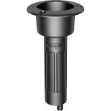 Mate Series Plastic 0 Degree Rod Cup Holder Drain Round Top Black-small image