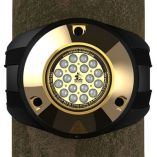 Metro Marine HighOutput Piling Mount Underwater Light WIntelligent Monochromatic LedS Green, 45 Degree Beam-small image
