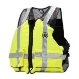 Mustang Industrial Mesh Vest HiVis Fluorescent Yellow Green SmallMedium-small image