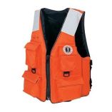 Mustang 4Pocket Flotation Vest Orange Xl-small image