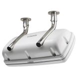 Navpod Systempod PreCut Simrad Go9BG Vulcan9 1 Instrument Simrad Is42BG Triton2Ap44 Square Hole F95 Wide Guard-small image