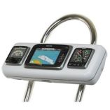 Navpod Gp2604 Systempod PreCut FRaymarine E7E7d 2 Instruments F12 Wide Guard-small image