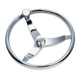 Schmitt Marine Vision Elite Stainless Steel 155 Steering Wheel-small image