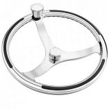 Schmitt Primus 155Prime Stainless Steel Steering Wheel-small image