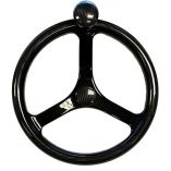 Schmitt Marine Carbon Fiber Primus Wheel WKnob 135 WSanntoprene Finger Grip 34 Tapered Shaft WCf Nut-small image