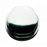 Schmitt Faux Center Nut - Stainless Steel - 1/2"&3/4" Base Included - For Cast Steering Wheels-small image