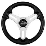 Schmitt Ongaro Torcello Lite 13 Wheel Black Polyurethane Wheel WSilver Spokes Black Cap 34 Tapered Shaft-small image