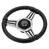 Schmitt Ongaro Pu30 14 Wheel Chrome Cap Spoke Inserts Black Spokes 34 Tapered Shaft-small image